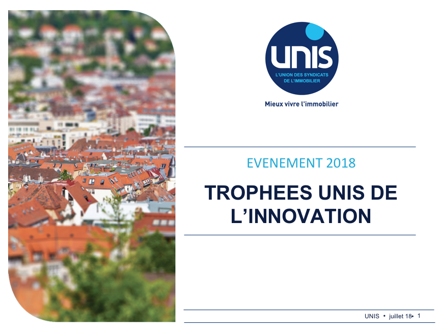 Visuel Trophées  UNIS innovation 2018