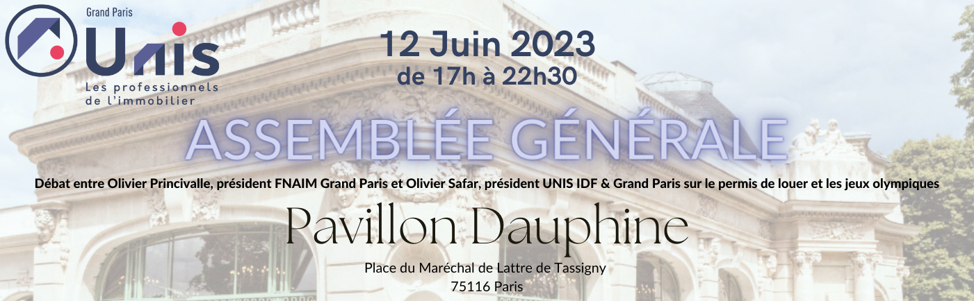 ASSEMBLEE GENERALE DU 12 JUIN 2023 AU PAVILLON DAUPHINE