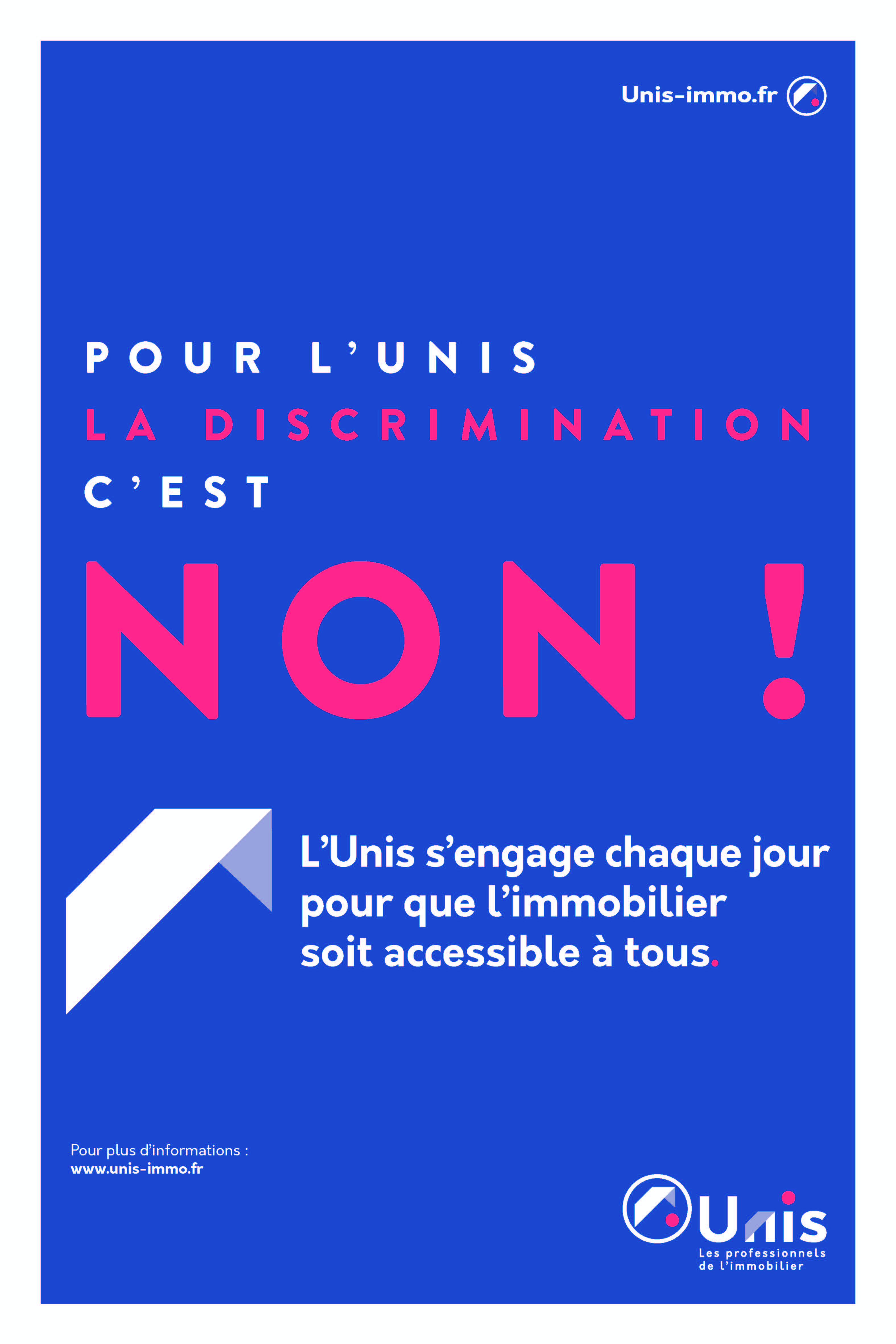 Affiche Unis discrimination 